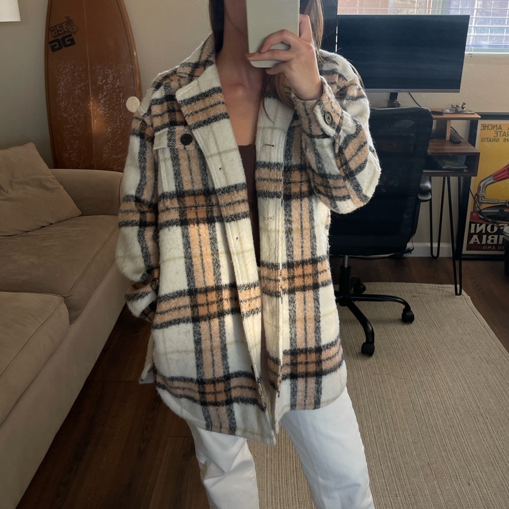 Plaid Shirt Jacket